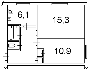 Планировки: 2-Комнатные, одноподъездные девятиэтажные дома по пр. Ленина
